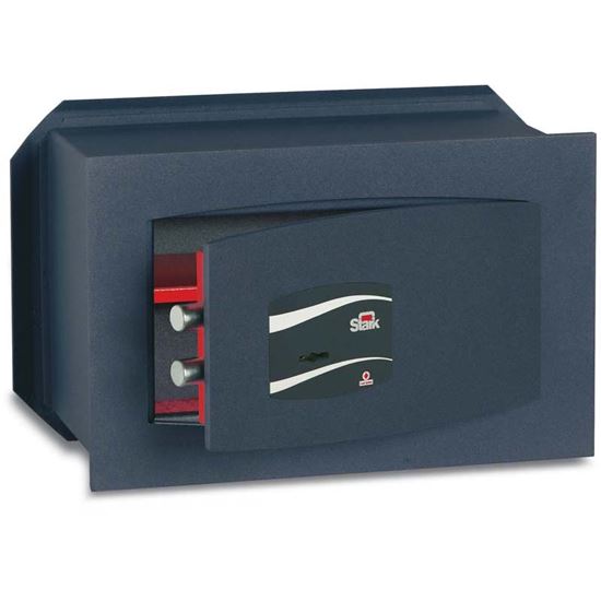 Immagine di CASSAFORTE A MURO A CHIAVE STARK 800, SPESSORE PORTA 8 MM, 260X180X150 MM