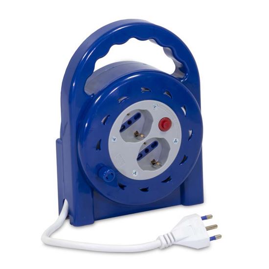 Immagine di AVVOLGICAVO 2 PRESE, 3X1,5 MMQ, 5 MT