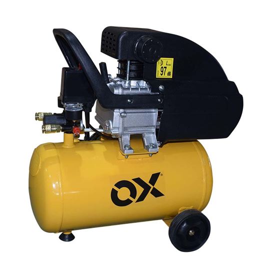 Immagine di COMPRESSORE LUBRIFICATO 24 LT, 2HP-1500 W, SERBATOIO 24 LT, PRESSIONE MASSIMA 8 BAR