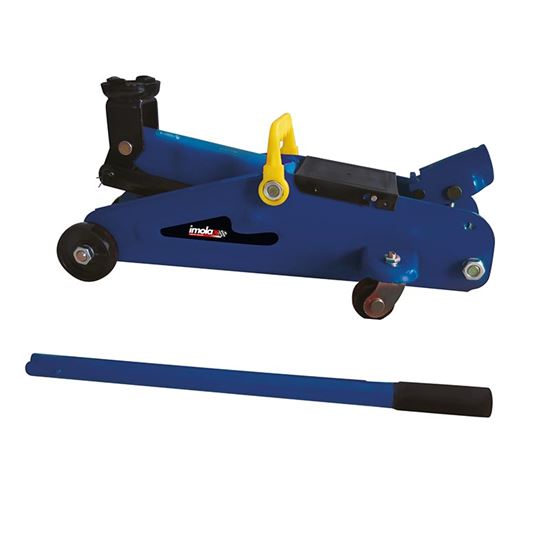 Immagine di CRICK A CARRELLO, SOLLEVATORE IDRAULICO PER AUTO, PORTATA 2 T