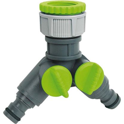Immagine di RACCORDO 1"-3/4" A 2 VIE, CON CONTROLLO FLUSSO
