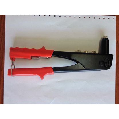 Immagine di RIVETTATRICE, PER RIVETTI Ø 2,4/3,2/4/4,8 MM, CONFEZIONE CON 80 RIVETTI ASSORTITI