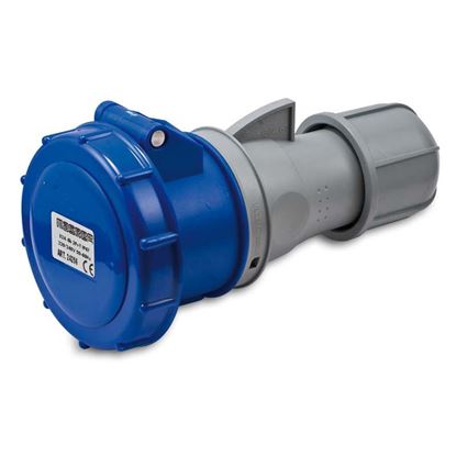 Immagine di PRESA INDUSTRIALE DRITTA, STAGNA, CABLAGGIO RAPIDO, BASSA TENSIONE, 16 A, 6H, 50-60 HZ, IP67, 230 V, 2P+T
