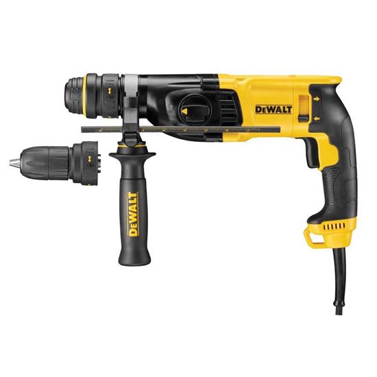 Immagine di MARTELLO TASSELLATORE DEWALT 800 W, D25134K, MANDRINO SDS-PLUS, 3 FUNZIONI, FUNZIONE ROTOSTOP, POTENZA DEL COLPO 2,8 J