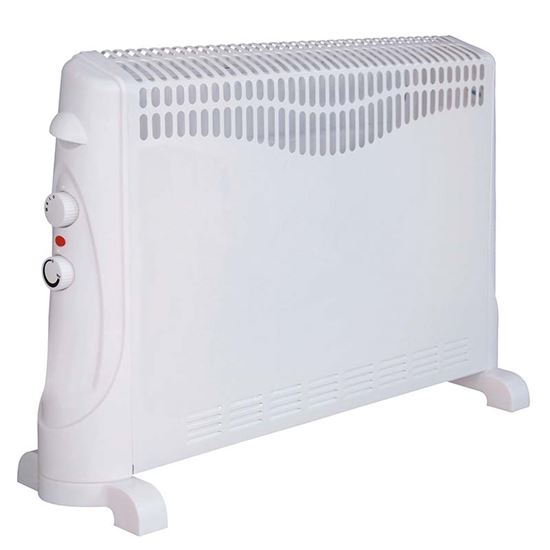 Immagine di TERMOCONVETT. 2000W DA PAVIMENTO, 3 LIV. 750-1250-2000W, CON TERMOSTATO, APPENDIBILE A PARETE