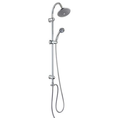 Immagine di COLONNA DOCCIA VESUGO, REGOLABILE, SOFFIONE IN ABS, DOCCETTA 3 GETTI IN ABS, FLESSIBILE DOPPIA GRAFFATURA