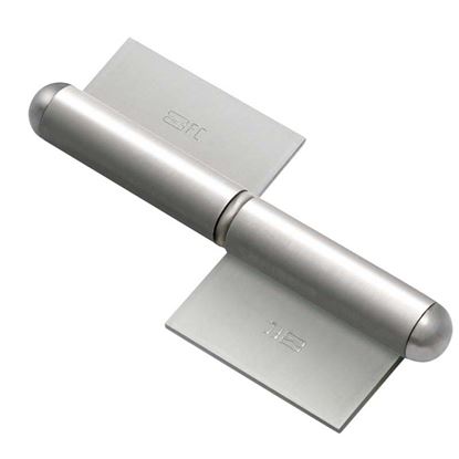 Immagine di CERNIERA A SALDARE 2 ALI LUNGHE, PERNO FISSO, LUNGHEZZA 132 MM, DX, PORTATA 250 KG