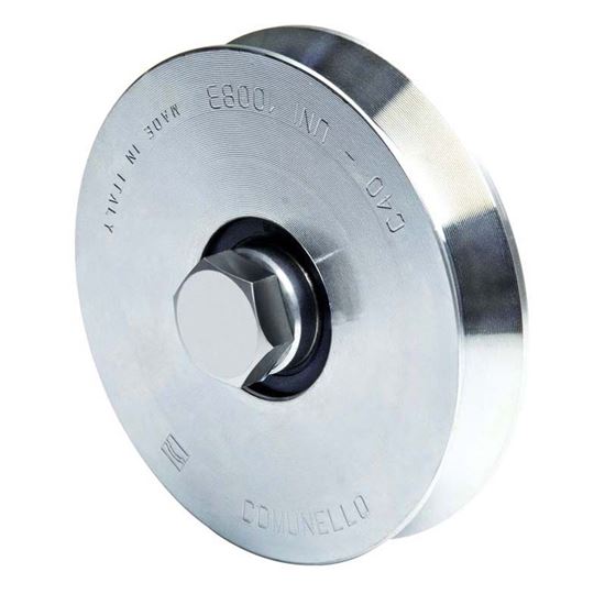 Immagine di RUOTA GOLA A V,  UN CUSCINETTO, Ø 78 MM, PORTATA 200 KG