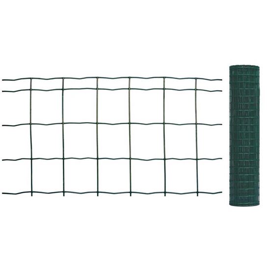 Immagine di RETE ZINCATA PLASTICATA, PER USO RESIDENZIALE, MAGLIA 76,2X50,8 MM, ROTOLO 25 MT, H 99 CM