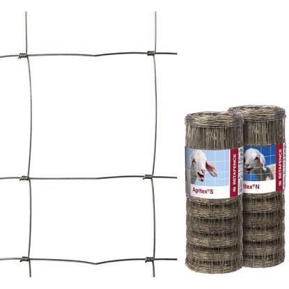 Immagine di RETE ZINCATA A MAGLIA ANNODATA, SPECIFICA PER RECINZIONI ZOOTECNICHE, ROTOLO 50 MT, H 130 CM, MAGLIA 11X15 CM