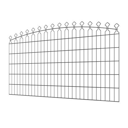 Immagine di PANNELLO ZINCATO PLASTICATO, AD ARCO, CON DOPPI FILI, 201,50X128,60 CM