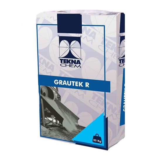 Immagine di MALTA TEKNACHEM PER RESTAURO, GRAUTEK R,  CEMENTIZIA GEOPLASTICA TIXOTROPICA FIBRORINFORZATA, SACCO 25 KG