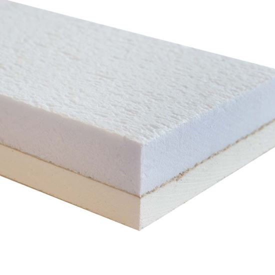 Immagine di PANNELLO ACCOPPIATO,  CON POLISTIRENE ESTRUSO PER ISOLAMENTO TERMICO,  MISURA 120X200 CM ,  CARTONGESSO13/20