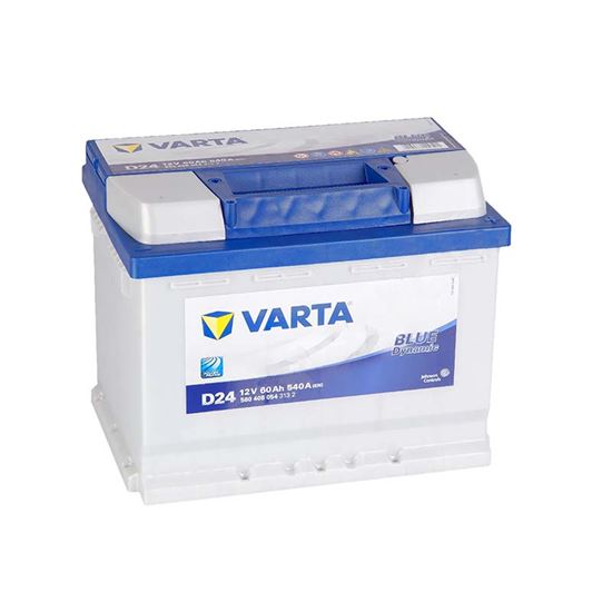 Immagine di BATTERIA VARTA 60 AH, DX, D24