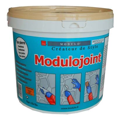 Immagine di FUGA PER PLACCHETTE, IN GESSO E CEMENTO, INTERNO ED ESTERNO, 7 KG, EFFETTO PIETRA