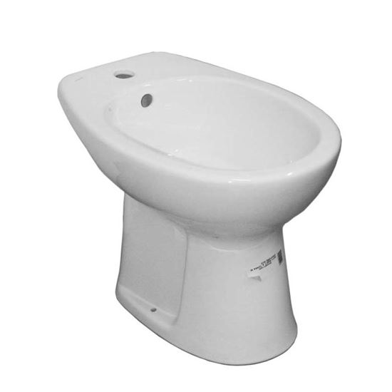 Immagine di BIDET KOS, IN CERAMICA,  A TERRA, MONOFORO, COLORE BIANCO
