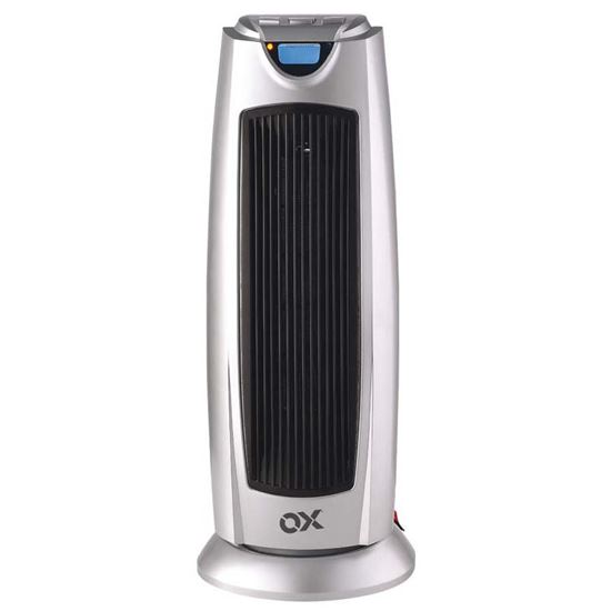 Immagine di TERMOVENTILATORE CERAMICO A TORRETTA, FUNZIONE CALDO/FREDDO, TIMER 7,5 ORE SISTEMA DI SICUREZZA POTENZA MAX 2000W SILVER