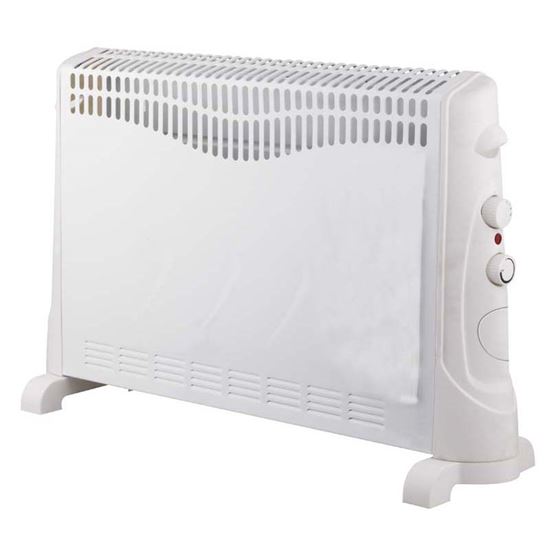 Immagine di TERMOCONVETTORE DA PAVIMENTO 3 REGOLAZIONI DI POTENZA 750/1250/2000 W, TERMOSTATO REGOLABILE, APPENDIBILE A PARETE, PROTEZIONE ANTI SURRISCALDAMENTO, 59,5X20X42 CM
