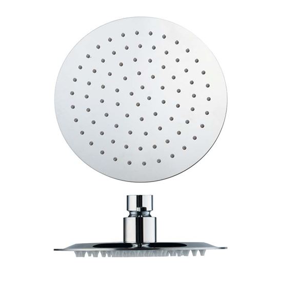 Immagine di SOFFIONE DOCCIA ULTRA SLIM, ROTONDO, IN ACCIAIO, ANTICALCARE, Ø 200 MM