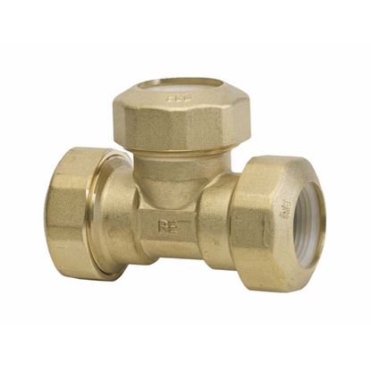 Immagine di RACCORDO TEE OTTONE, PER POLIETILENE, Ø40X40X40 MM