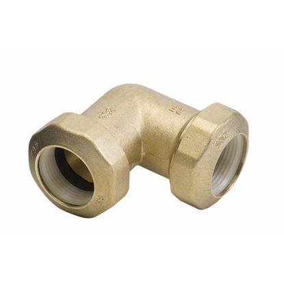 Immagine di GOMITO OTTONE, PER POLIETILENE, Ø40X40 MM
