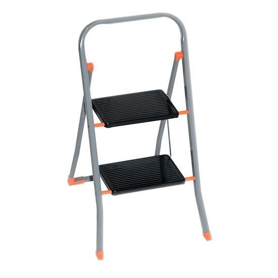 Sgabello A 3 Gradini Eurogold - Acciaio Resistente E Antiscivolo | Scaletta Pratica Per Casa