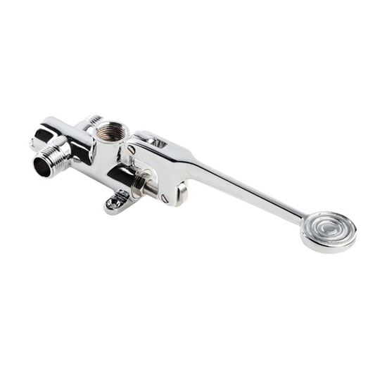 Immagine di PEDALIERA, SINGOLA, PER MONOACQUA, CROMO