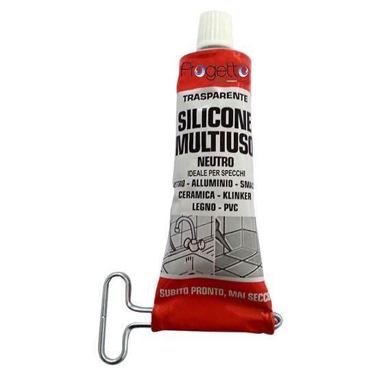 Immagine di TUBETTO SILICONE, NEUTRO PER SPECCHI, 60 ML