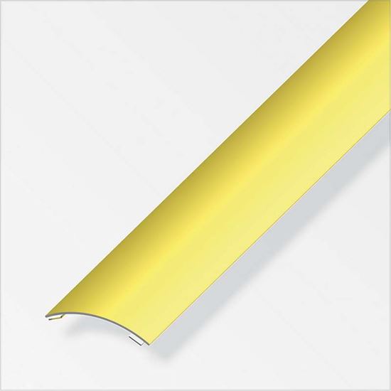 Immagine di PROFILO DI RACCORDO AUTOADESIVO, 30X3 MM, OTTONE MASSICCIO, 1,0 MT