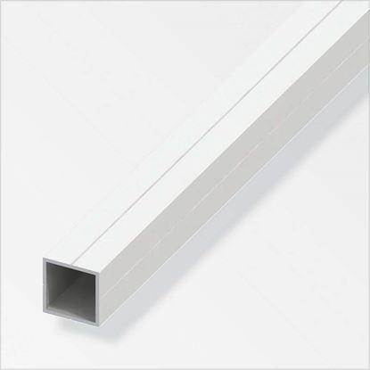 Immagine di TUBO QUADRATO, PVC BIANCO, 1,00 MT, 15,5 MM