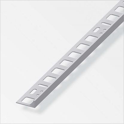 Immagine di PROFILO PER PIASTRELLE DI CHIUSURA, ACCIAIO INOX, 8X21 MM, 1,0 MT