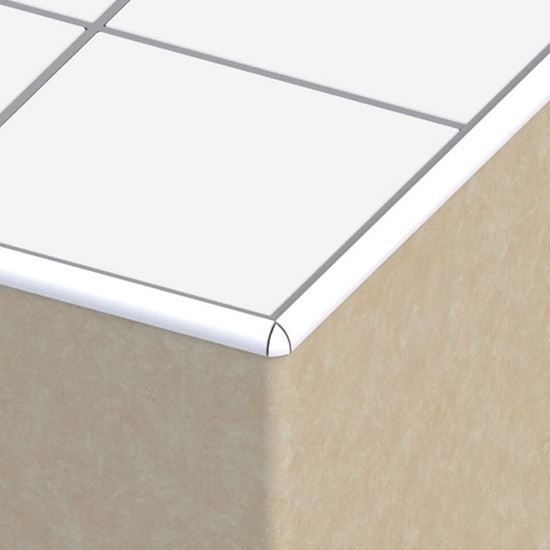 Immagine di PROFILO PER PIASTRELLE DI CHIUSURA, ACCIAIO INOX, 8X21 MM, 2,5 MT