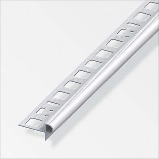 Immagine di PARAGRADINI FIORENTINI, ALLUMINIO ARGENTO, 1,0 MT, 8 MM