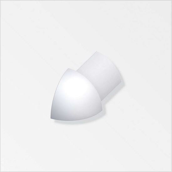 Immagine di ANGOLO ESTERNO A QUADRANTE, 10 MM, ALLUMINIO ARGENTO