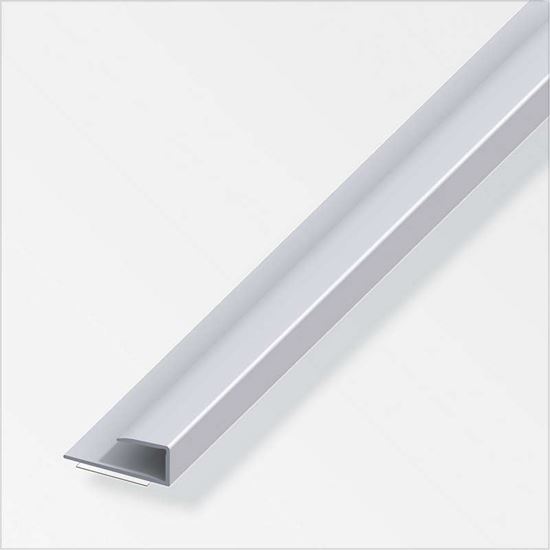 Immagine di PROFILO PER BORDI, 15X9 MM, ALLUMINIO ARGENTO, 1,0 MT