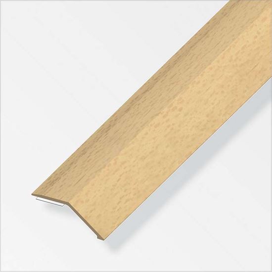 Immagine di PROFILO DI COMPENSAZIONE LIVELLO, 34X8 MM, PVC, FAGGIO, 1,0 MT