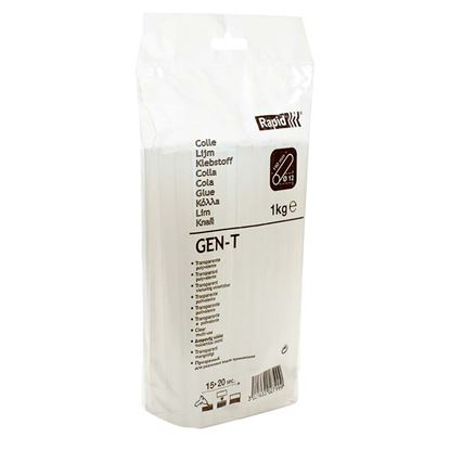Immagine di COLLA TERMOFUSIBILE, Ø12X190 MM, 1 KG, TRASPARENTE
