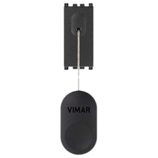 Immagine di PULSANTE 1P, NO, 10A, TIRANTE, SERIE ARKÈ, GRIGIO