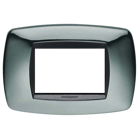 Immagine di PLACCA MODO, IN TECNOPOLIMERO, COLORE CROMATO, 4 POSTI