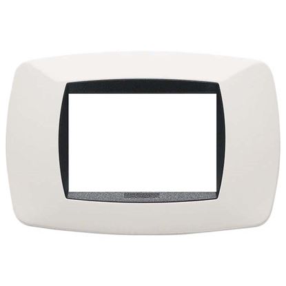 Immagine di PLACCA MODO, IN TECNOPOLIMERO, COLORE GRIGIO ANTRACITE, 7 POSTI