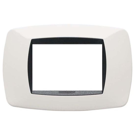 Immagine di PLACCA MODO, IN TECNOPOLIMERO, COLORE GRIGIO ANTRACITE, 7 POSTI