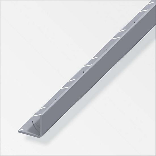 Immagine di ANGOLARE STRIATO INTERNO, LATI UGUALI ALLUMINIO, 29,5/ 2,50 MT