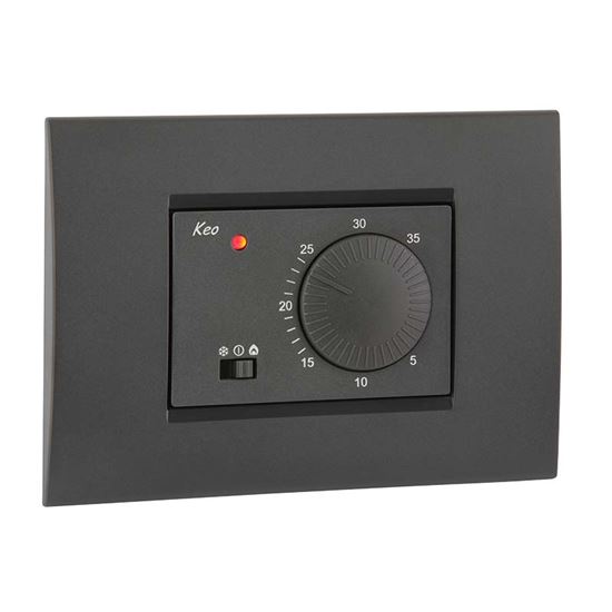 Immagine di TERMOSTATO AMBIENTE DA 5°A 30° INCASSO