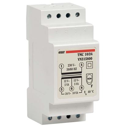 Immagine di TRASFORMATORE MODULARE 10VA 230/12-24V