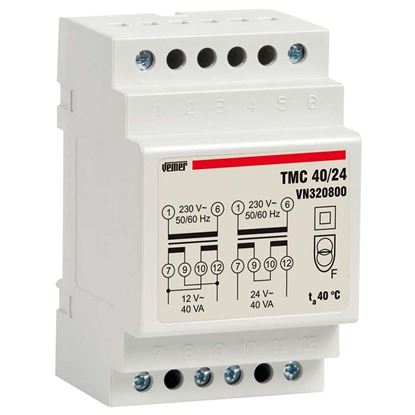 Immagine di TRASFORMATORE MODULARE 40VA 230/12-24V