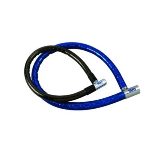 Immagine di CAVO ANTIFURTO VIRO PER BICICLETTE, SERPIS, ACCIAIO INTRECCIATO,Ø20 MM, LUNGHEZZA 70 CM