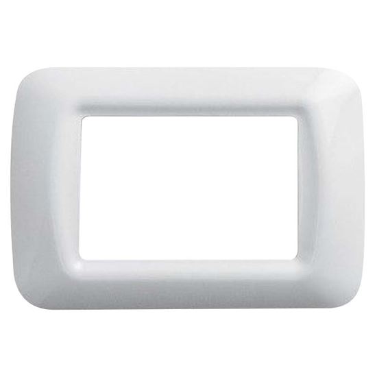 Immagine di PLACCA TOP SYSTEM 6 MODULI, COLORE BIANCO