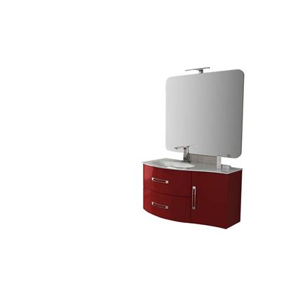 Immagine di BASE BEST 69 CM, SOSPESO, 2 CASSETTI SOFT-CLOSE, COLORE ROSSO LUCIDO