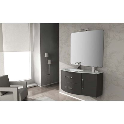 Immagine di BASE LATERALE BEST 34 CM, SOSPESO, 1 ANTA SOFT-CLOSE, DX/SX, COLORE GRIGIO TALPA OPACO