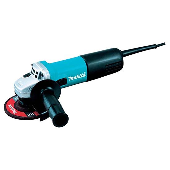 Immagine di SMERIGLIATRICE ANGOLARE MAKITA 710 W, GA453OR, Ø DISCO 115 MM, VELOCITÀ A VUOTO 10000 GIRI/MIN, PESO 1,8 KG